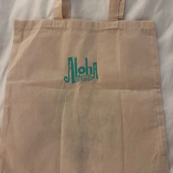 NWOT Positive F’ing Vibes Canvas Tote Bag - Picture 2 of 4